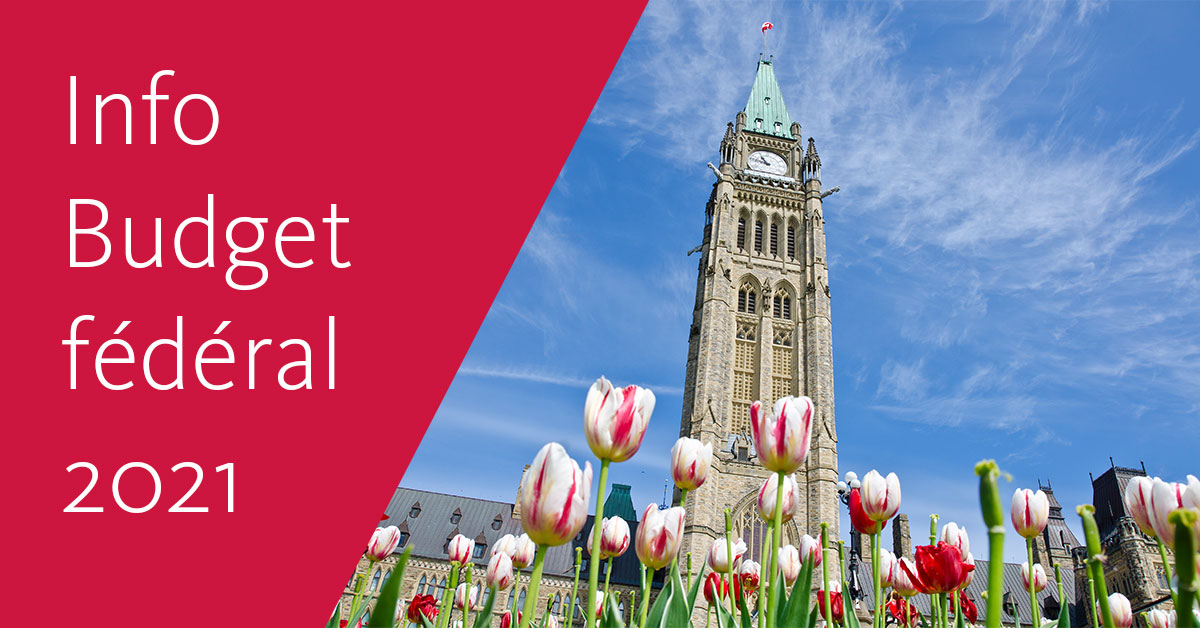 Info Budget fédéral 2021