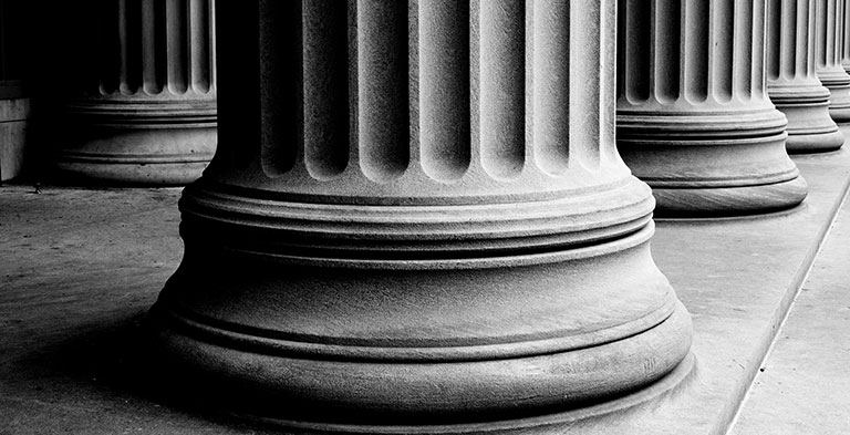 Courthouse columns