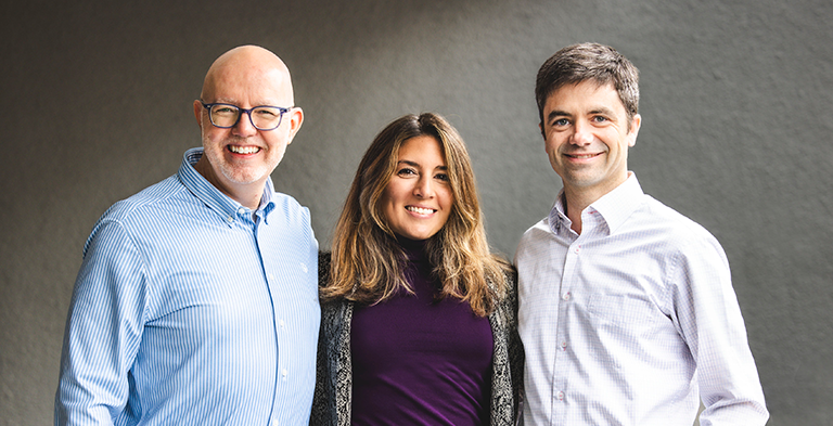 Keith Ippel, Olivia Hornby, Graham Day.