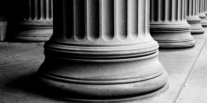 Courthouse columns