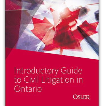 Introductory Guide to Civil Litigation in Ontario
